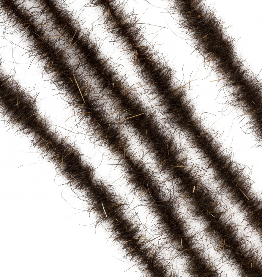 Maveric Dubbing Brush Natural & Trilobal Dark Brown Fly Tying Materials